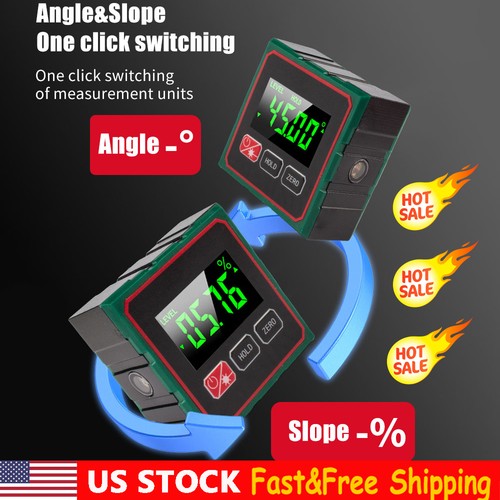 Digital angle finder magnetic - angle,
